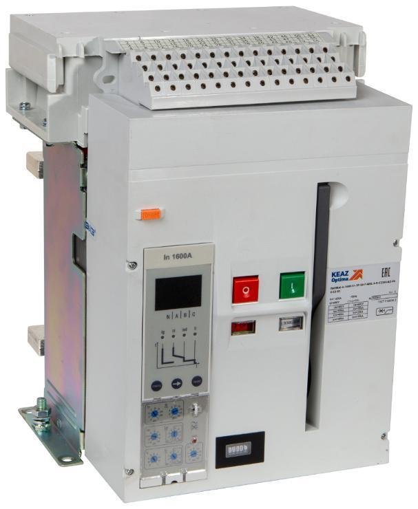 КЭАЗ 275051 Выключатель автоматический OptiMat A-1600-S1-3P-50-F-MR5.0-B-C2200-M2-P00-S2-03