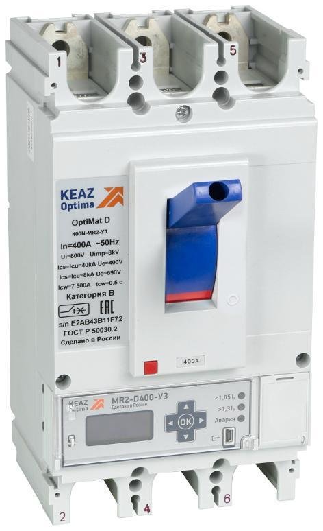КЭАЗ 144415 Выключатель автоматический OptiMat D630H-MR2-У3