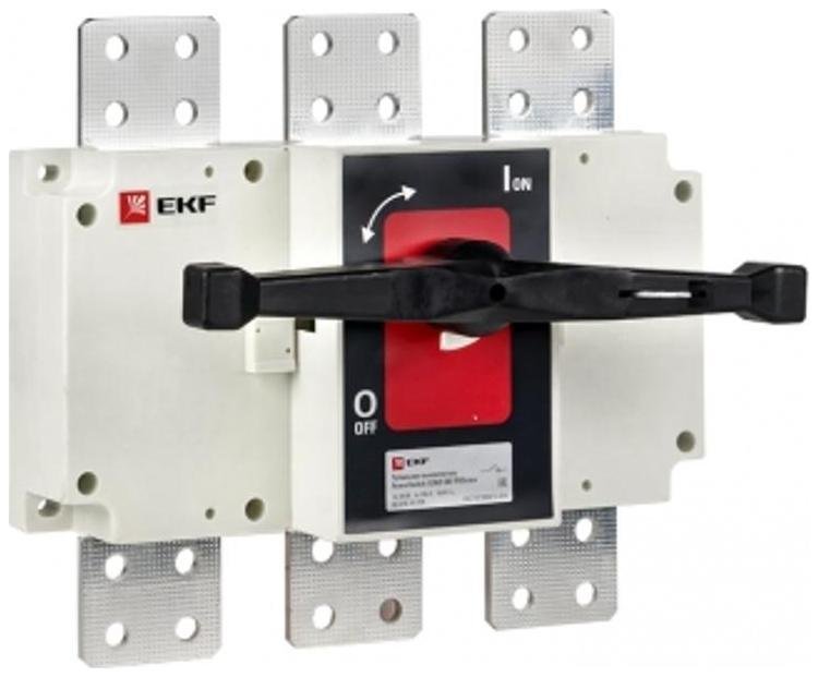 EKF psds-1250-3 Рубильник-выключатель 1250A 3P c рукояткой управления для прямой установки PowerSwitch