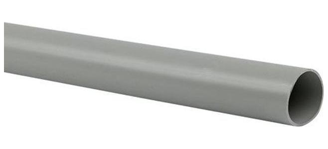 EKF trg-20-2m Труба гладкая ПВХ жесткая d20мм (2м) (50м/уп) серая [в упаковке 50, цена за 1 м]