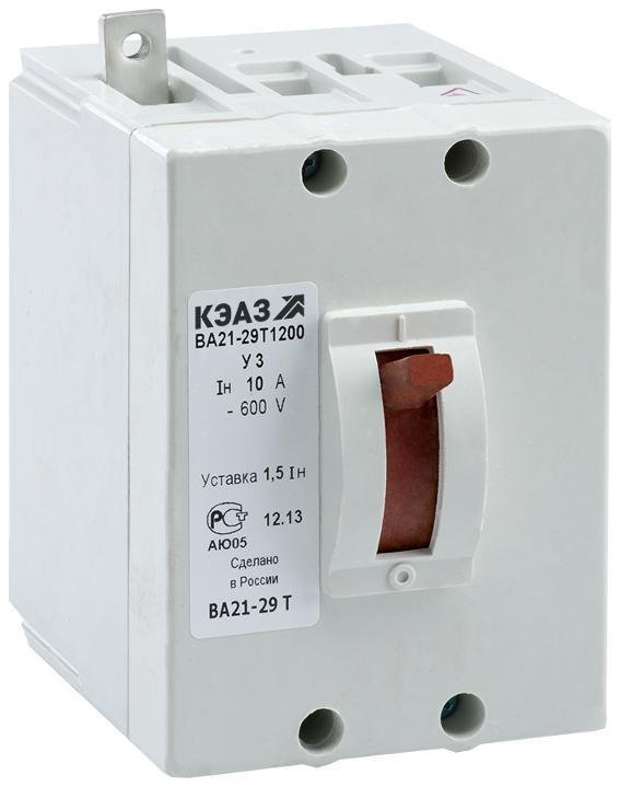 КЭАЗ 100535 Выключатель автоматический ВА21-29Т-120010-40А-1,5Iн-600DC-З/П-У3