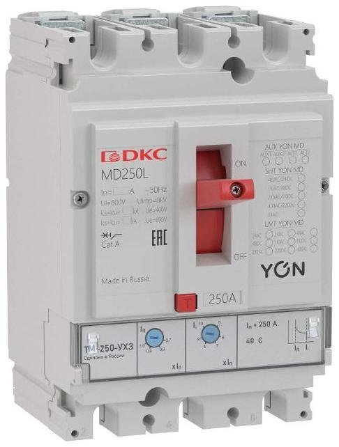 DKC MD250L-TM125 Выключатель автоматический в литом корпусе YON MD250L-TM125