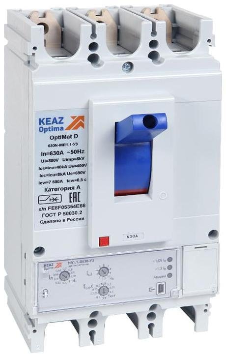 КЭАЗ 321663 Выключатель автоматический OptiMat D630N-MR2.1-У3| 321663