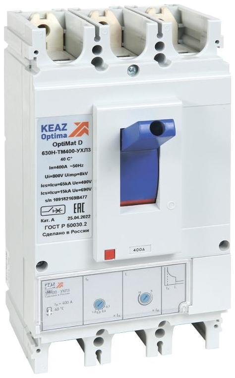 КЭАЗ 291473 Выключатель автоматический OptiMat D630H-TM320-УХЛ3