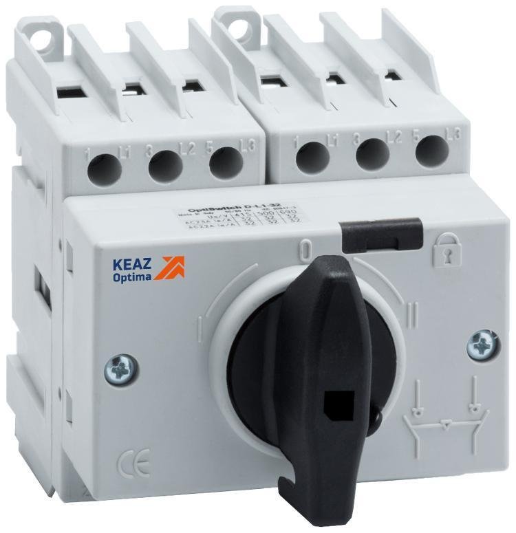 КЭАЗ 332080 Выключатель-разъединитель реверсивный OptiSwitch DI-40-3C