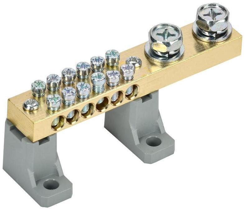 IEK YNN30-12-C2-K03 Шина N "ноль" на двух угл. изол. 200А ШНИ-10х18-12-L2-С [в упаковке 5, цена за 1 шт]