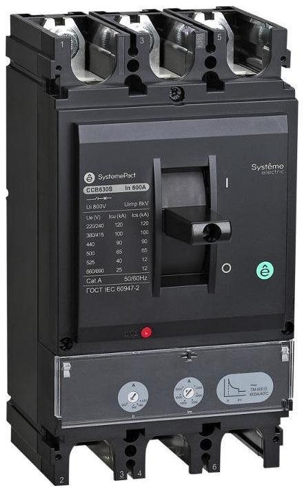 Systeme Electric SPC400F400L3DF АВТ.ВЫКЛ SYSTEMEPACT CCB400 36KA 3P3D TMD400 РЫЧАГ