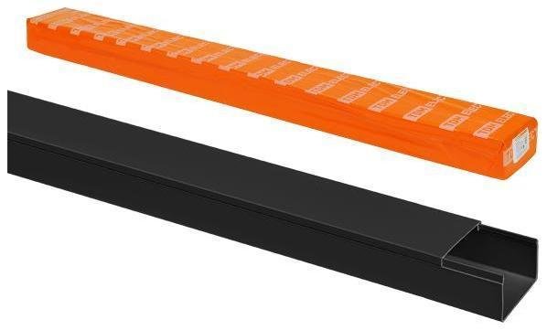 TDM electric SQ0402-2908 Кабель-канал 40х25 (2 м) чёрный [в упаковке 20, цена за 1 шт]
