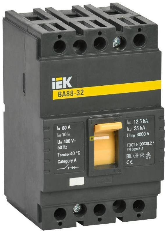 IEK SVA10-3-0080 Авт. выкл. ВА88-32 3Р 80А 25кА