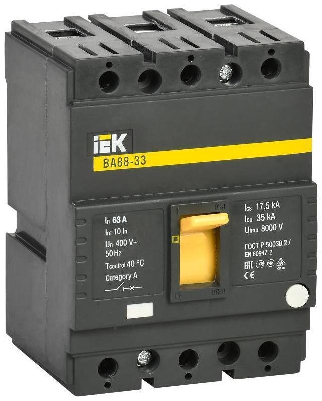 IEK SVA20-3-0063 Авт. выкл. ВА88-33 3Р 63А 35кА