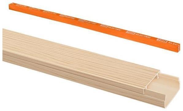 TDM electric SQ0402-3304 Кабель-канал 20х10 (9 шт по 2 м) "ЭКО" 3D сосна (розн.упак.)