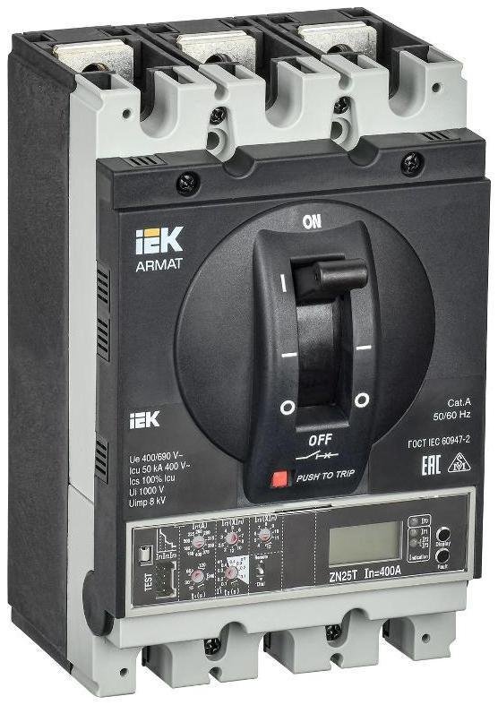 IEK AR-MCCB-3G-050-0250A-ELPC ARMAT Авт. выкл. лит. корпус 3P G 50кА 250А эл. пр