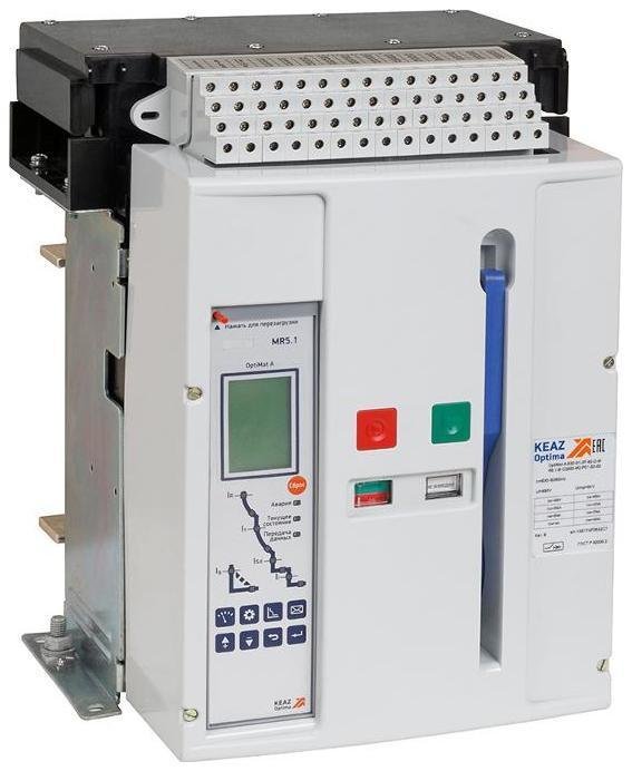 КЭАЗ 332334 Выключатель автоматический OptiMat A-800-S1-3P-50-F-MR5.1-B-C2200-M2-P00-S3-00
