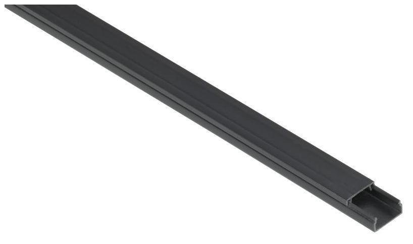 IEK EL-KK10-020-010-1-K02 Кабель-канал 20х10 "ЭЛЕКОР" черный (96м) [в упаковке 96, цена за 1 м]