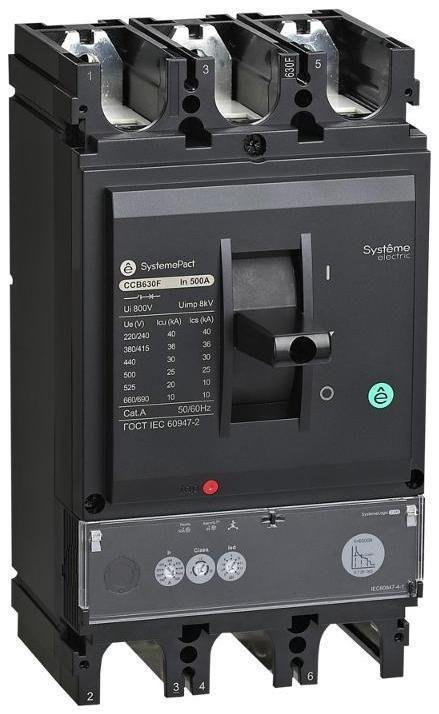 Systeme Electric SPC630S50023M3DF АВТ ВЫКЛ SPC630 100КА S2.3M 3P3D 500A