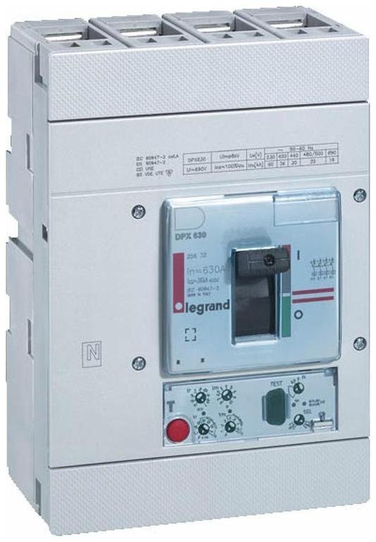 Legrand 420339 Автоматический выключатель DPX3 250 - эл. расцепитель - 36 кА - 400 В" - 3П - 250 А