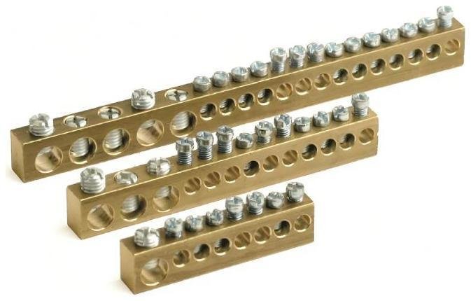 DKC BD12511 Шина латунная 7х6мм, 2х7,5мм, 2х9мм [в упаковке 4, цена за 1 шт]
