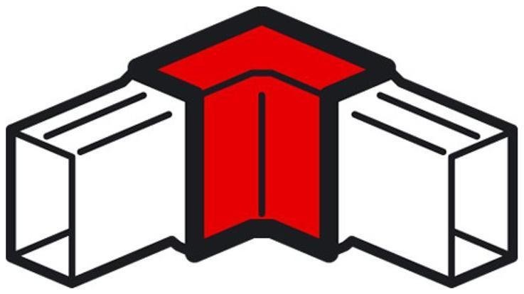 Legrand 638131 Внутренний угол - для мини-каналов Metra - 24x14 [в упаковке 10, цена за 1 шт]