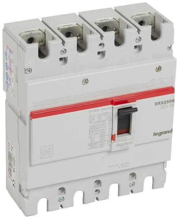 Legrand 027231 DRX250 термомагнитный 160A 4П 25kA