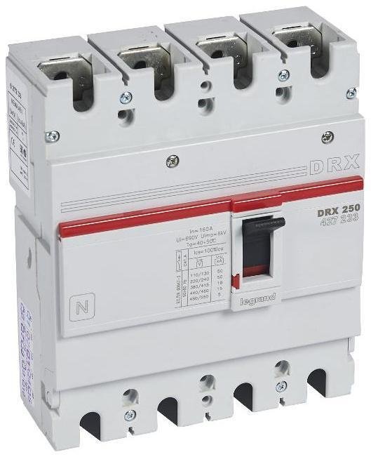 Legrand 027233 DRX250 термомагнитный 160A 4П 36kA