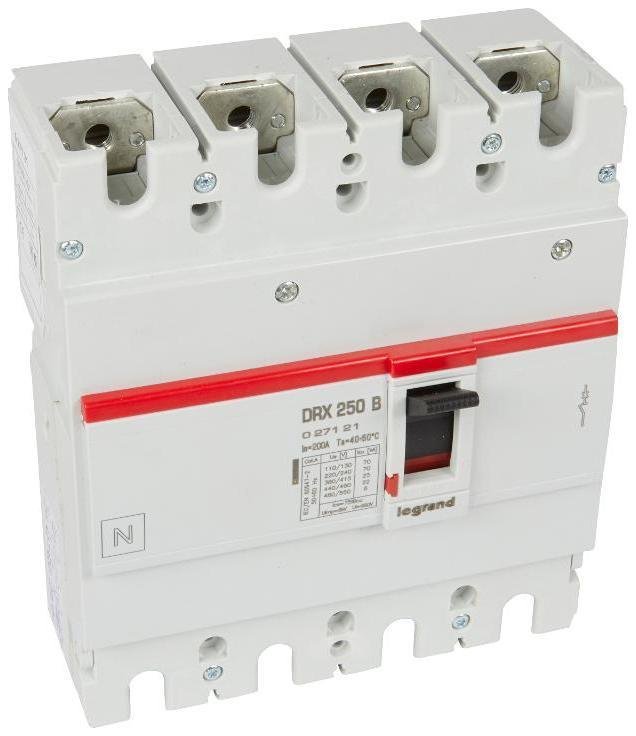 Legrand 027121 DRX250 термомагнитный 200A 4П 25KA