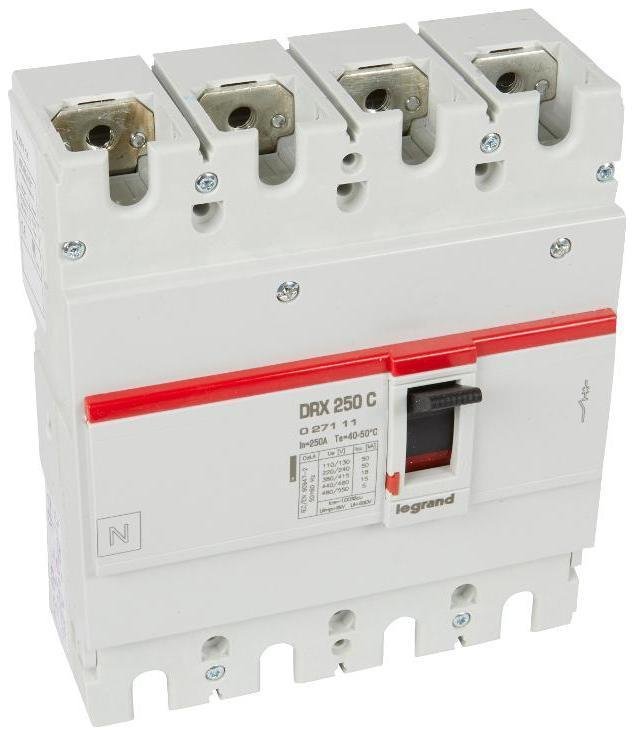 Legrand 027111 DRX250 термомагнитный 250A 4П 18KA