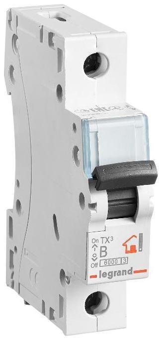 Legrand 403977 Выключатель автоматический однополюсный TX3 6000 50А B 6кА