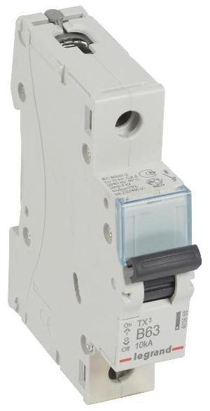 Legrand 403866 Выключатель автоматический однополюсный TX3 6000 63А B 10кА