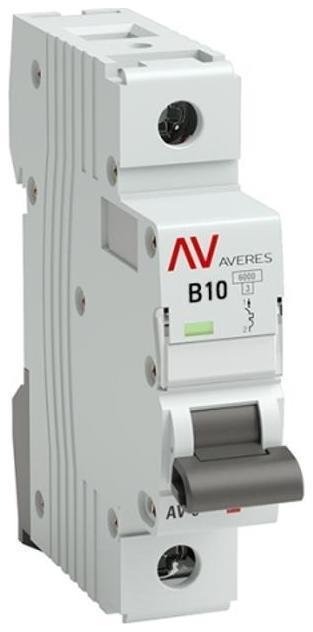 EKF mcb10-1-10B-av Выключатель автоматический однополюсный AV-10 10А B 10кА AVERES