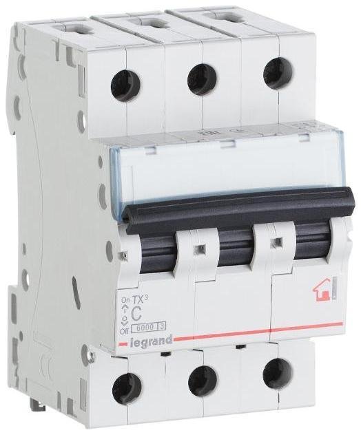 Legrand 404054 Выключатель автоматический трехполюсный TX3 6000 10А C 6кА