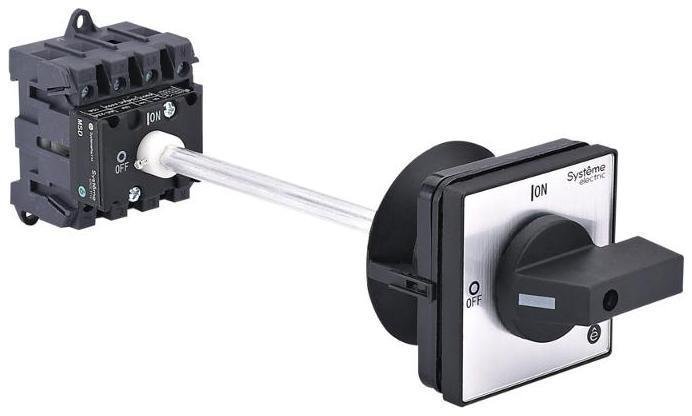 Systeme Electric MSD32440B Выключатель-Разъединитель 4P 32A IP20 С ЧЁРНОЙ выносной рукояткой на дин-рейке/плате