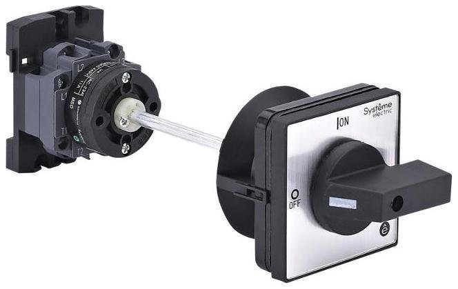 Systeme Electric MSD20440B Выключатель-Разъединитель 4P 20A IP20 С ЧЁРНОЙ выносной рукояткой на дин-рейке/плате