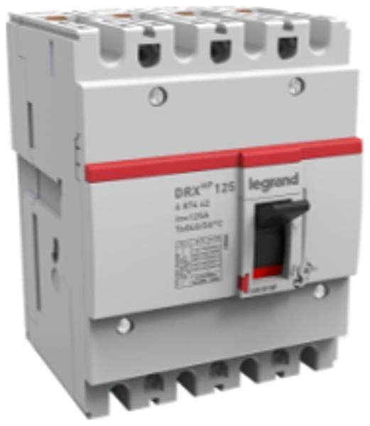 Legrand 669714 Автоматический выключатель DRX 125 HP TM Рег 4П 40A 25кА