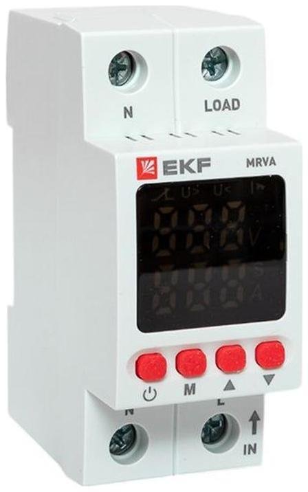 EKF MRVA-63A-v2 Реле напряжения и тока с дисп. 2 мод. MRVA 63A|MRVA-63A-v2| EKF