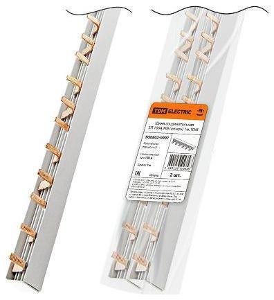 TDM electric SQ0802-0007 Шина соединительная 3П 100A PIN (штырь) 1м. [в упаковке 2, цена за 1 шт]