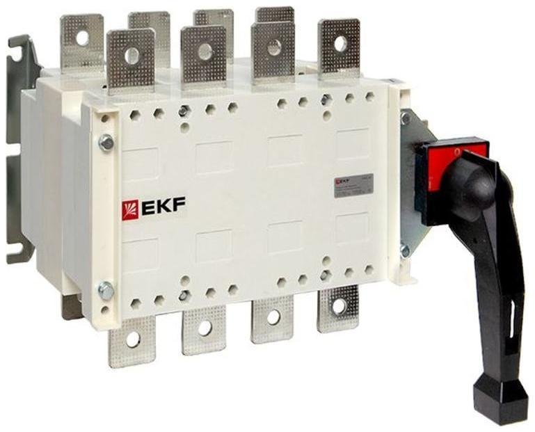 EKF pscs-630-4 Рубильник-переключатель 630A 4P c рукояткой управления для прямой установки PowerSwitch