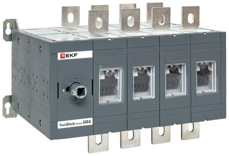 EKF tb-s-630-4p-rev Рубильник 630A 4P реверсивный без рукоятки управления TwinBlock