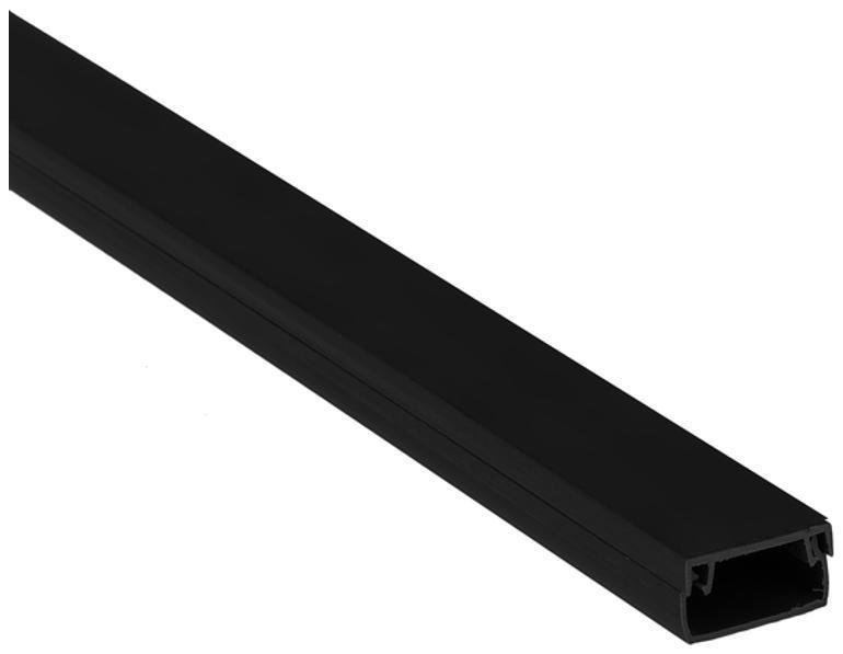 EKF kk-100-40b Канал кабельный (100х40) (8 м) черный [в упаковке 8, цена за 1 м]