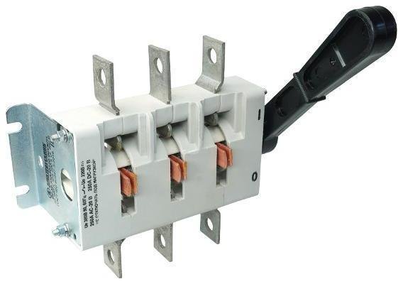 Электротехник ET276976 ВР32-35 А 30220-00 УХЛ3, 250А, несъёмная боковая рукоятка, 3-х полюсный на 1 напр., IP00, выключатель-разъединитель (ЭТ)