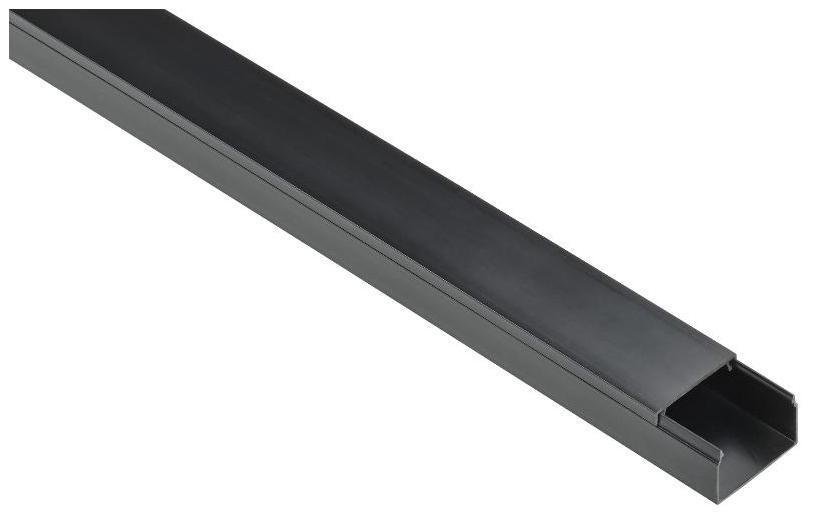 IEK EL-KK10-040-025-1-K02 Кабель-канал 40х25 "ЭЛЕКОР" черный (24м) [в упаковке 24, цена за 1 м]