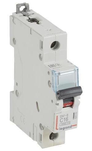 Legrand 407263 Выключатель автоматический однополюсный DX3-E 6000 16А C 6кА