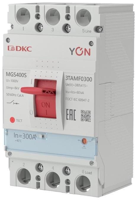 DKC MGS400S-3TAMF0300 Авт. выкл. YON MGS400 3P 240-300A 60kA