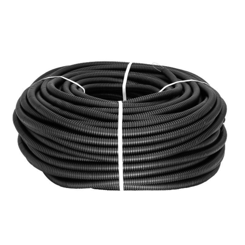 EKF tpnd-20-25m Труба гофр. ПНД Plast с зондом d20мм (25м.) черная PROxima [в упаковке 25, цена за 1 м]