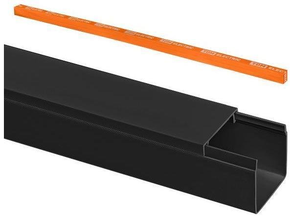 TDM electric SQ0402-3906 Кабель-канал 25х25 (4 шт по 2 м) чёрный (розн.упак.)
