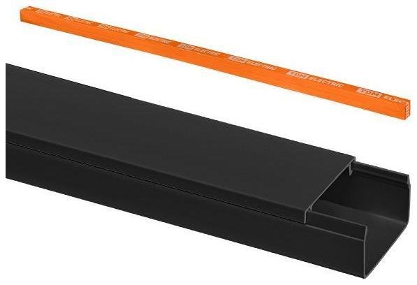 TDM electric SQ0402-3905 Кабель-канал 25х16 (6 шт по 2 м) чёрный (розн.упак.)