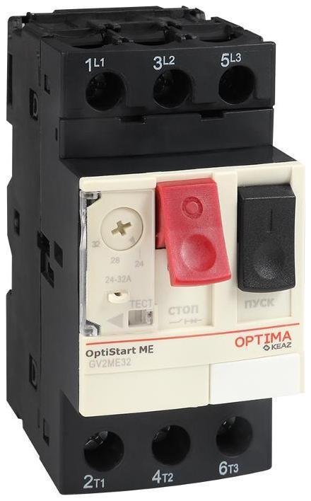 КЭАЗ 354820 Выключатель автоматический OptiStart ME GV2ME32 с уставкой расцепителя 24,0-32,0A