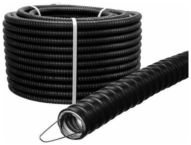 TOKOV electric TKE-MR-PVC-25-50-C05 Металлорукав в ПВХ-изоляции РЗ-ЦПнг 25 черн. (уп.50м)
