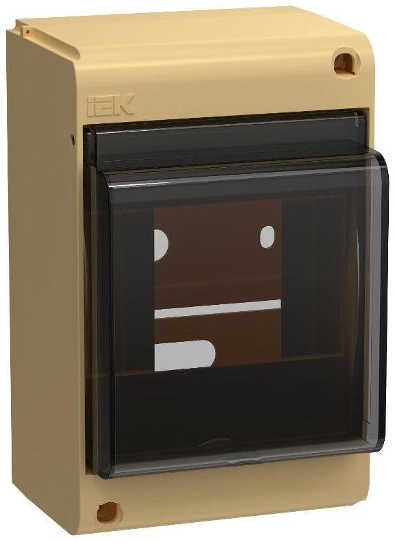 IEK UIM-KP72-N-04-20-K34 UNION Mini Корпус пластиковый на 4 модуля КМПн-4 IP30 сосна [в упаковке 42, цена за 1 шт]