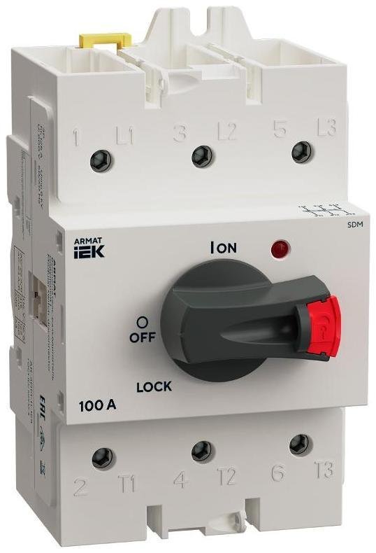 IEK AR-SDM-11-100 Выключатель-разъед. ARMAT SDM 3P 100А
