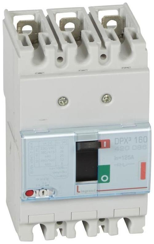 Legrand 420086 Автомат.выкл.DPX3 160 3P 125А 36kA